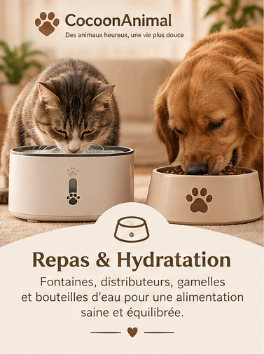CocoonAnimal — Repas & Hydratation